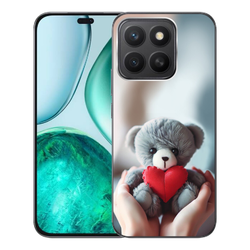 Gélový kryt mmCase na Honor X8c - medvedík pre zamilovaných