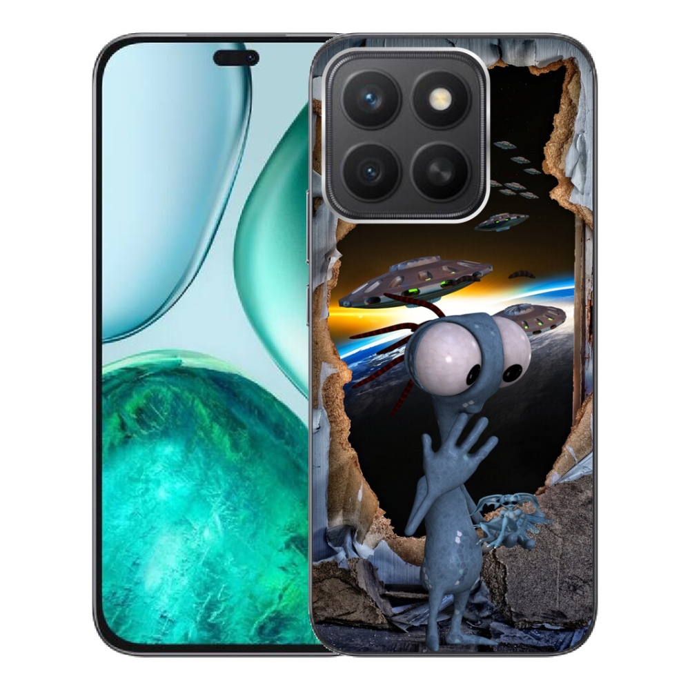 Gélový kryt mmCase na Honor X8c - mimozemšťan