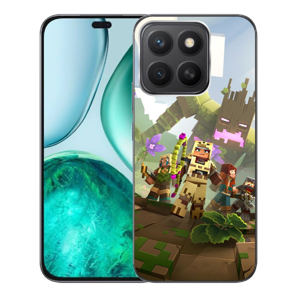 Gélový kryt mmCase na Honor X8c - minecraft 1