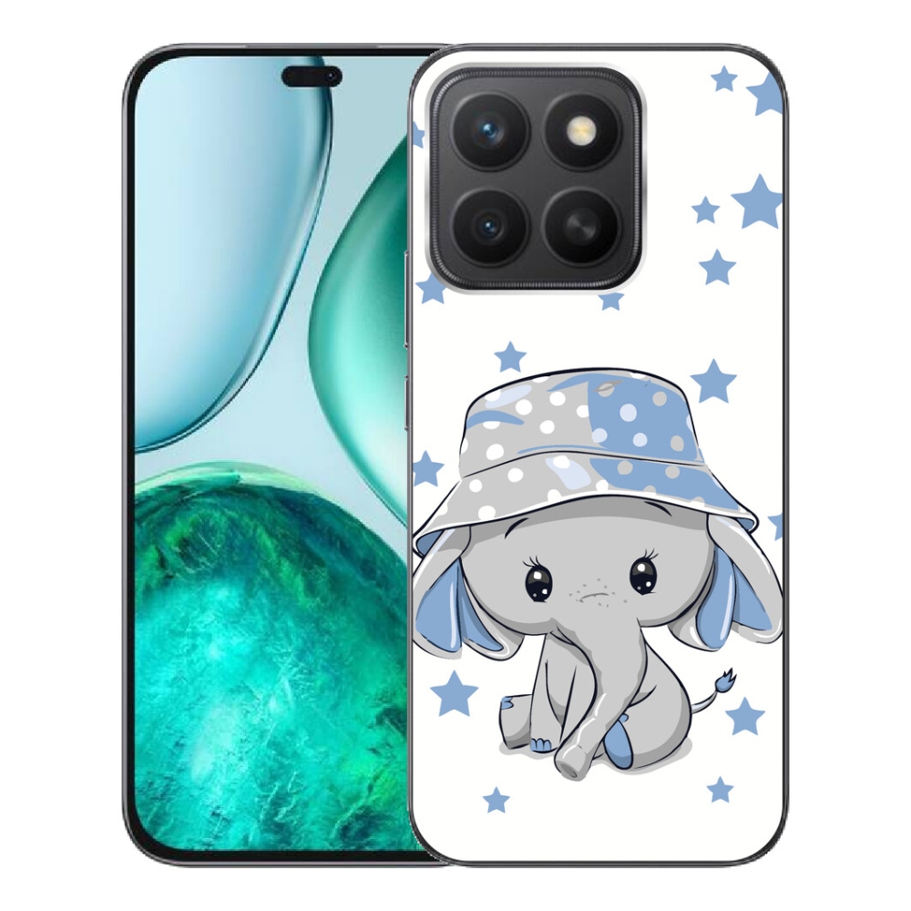 Gélový kryt mmCase na Honor X8c - modrý slon