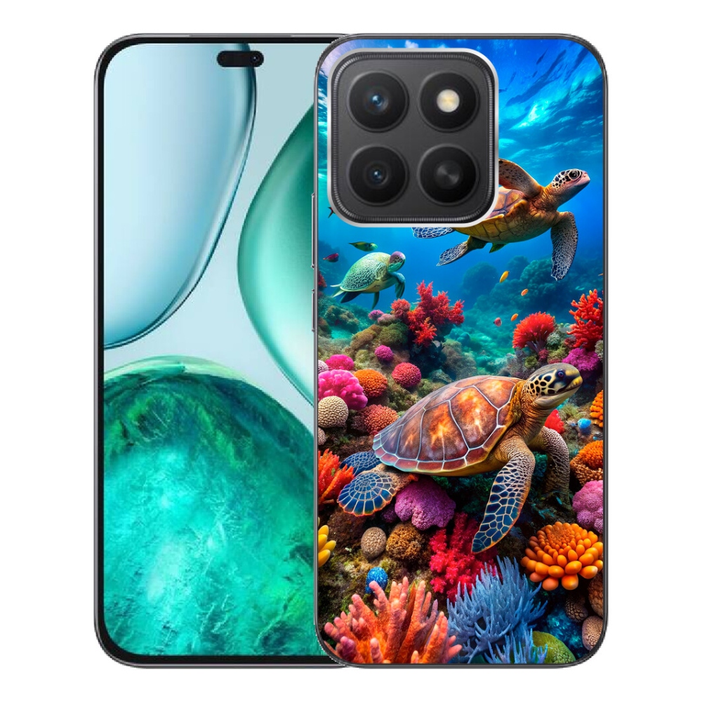 Gélový kryt mmCase na Honor X8c - morský svet 2