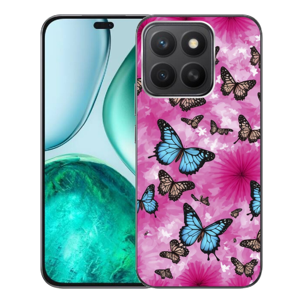 Gélový kryt mmCase na Honor X8c - motýlia záhrada