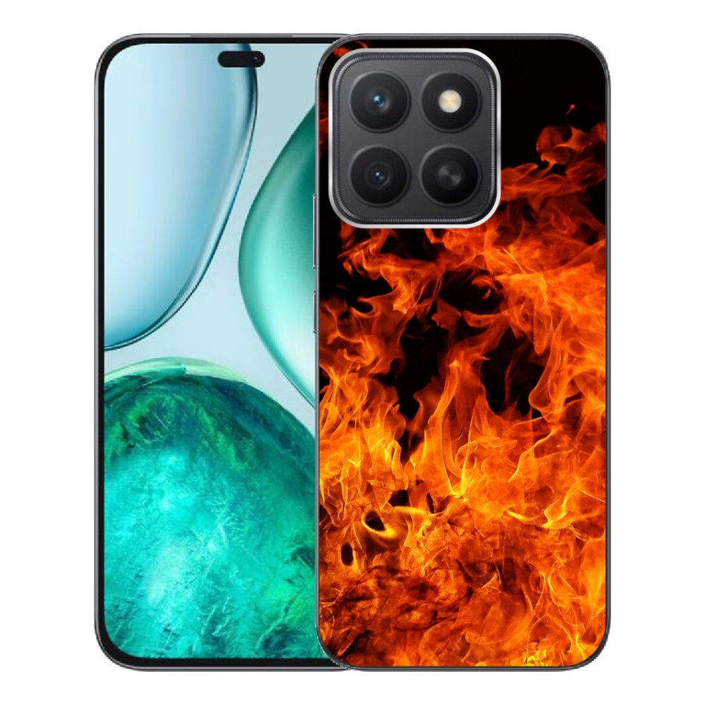 Gélový kryt mmCase na Honor X8c - muzikant a oheň