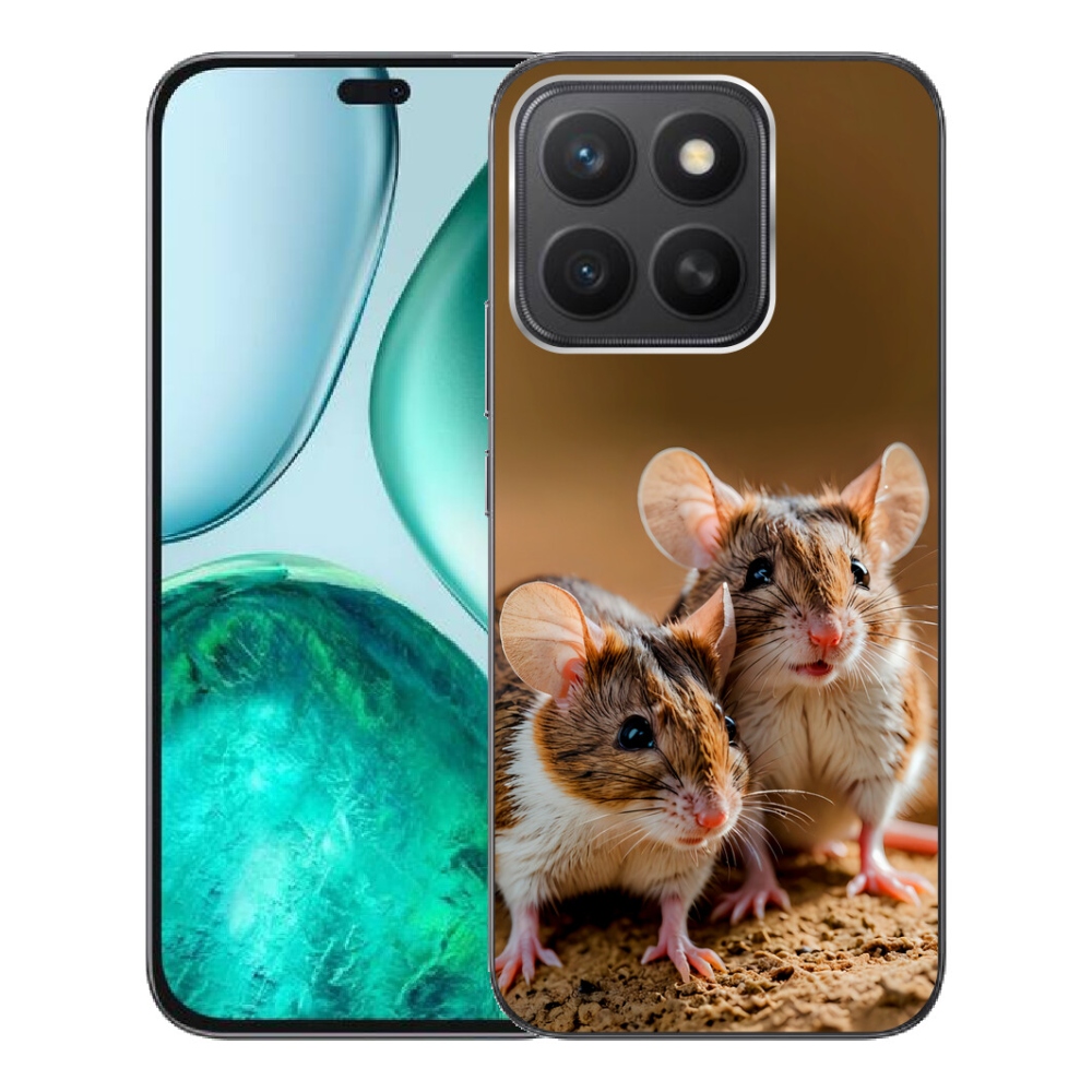 Gélový kryt mmCase na Honor X8c - myší duo