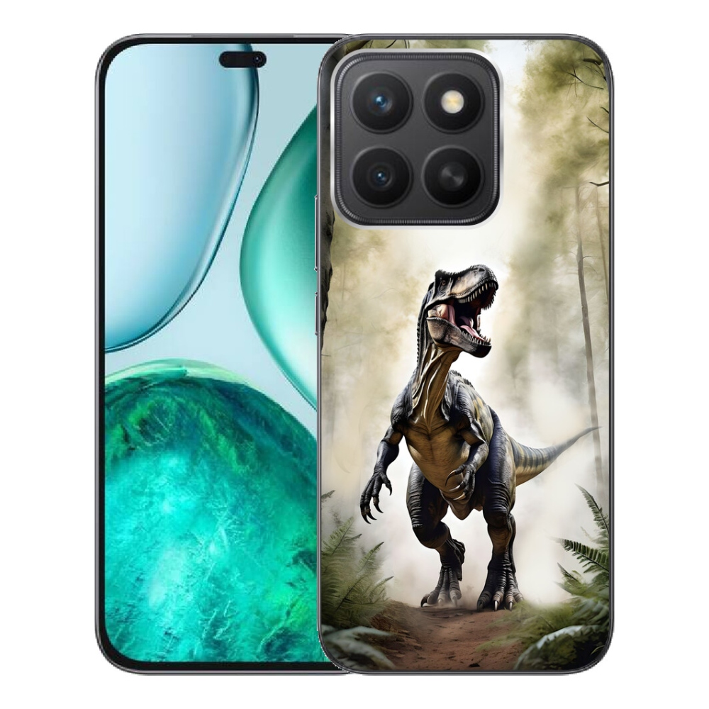 Gélový kryt mmCase na Honor X8c - naštvaný T-Rex