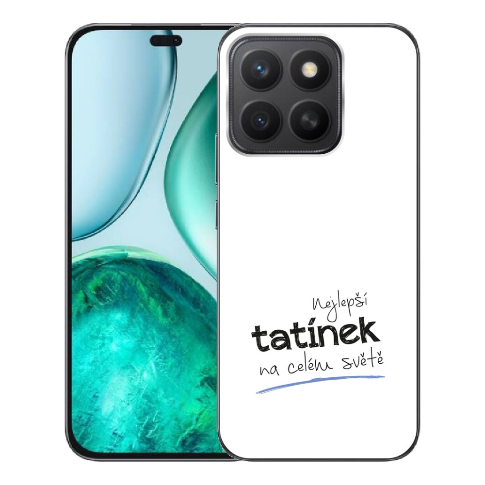 Gélový kryt mmCase na Honor X8c - najlepší otecko 4 biele pozadie