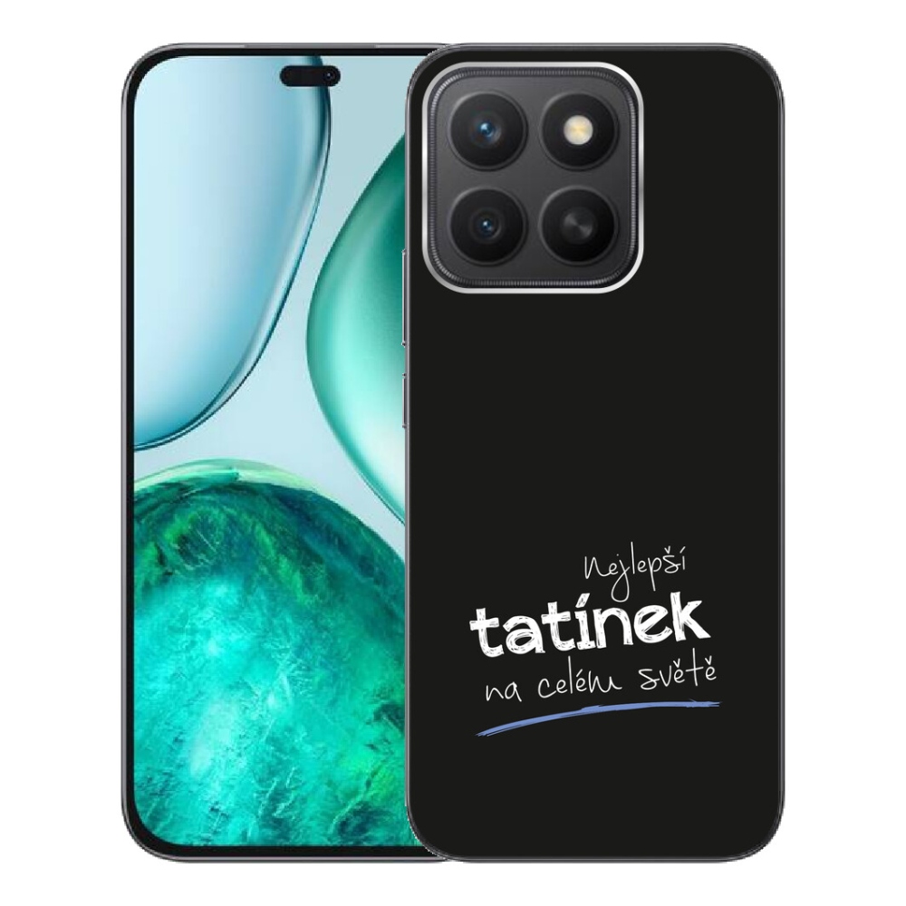 Gélový kryt mmCase na Honor X8c - najlepší otecko 4 čierne pozadie