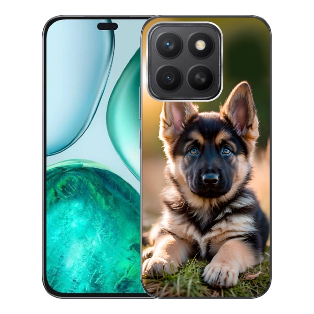 Gélový kryt mmCase na Honor X8c - nemecký ovčiak v prírode