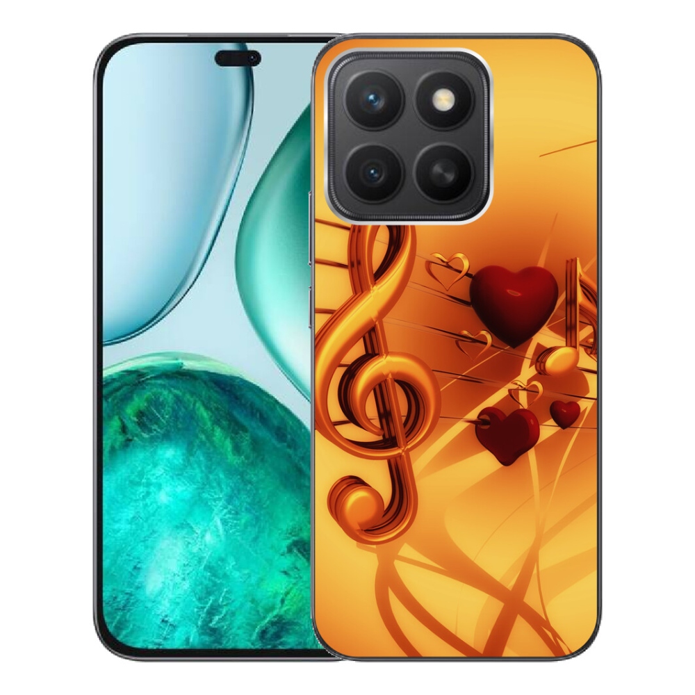 Gélový kryt mmCase na Honor X8c - noty