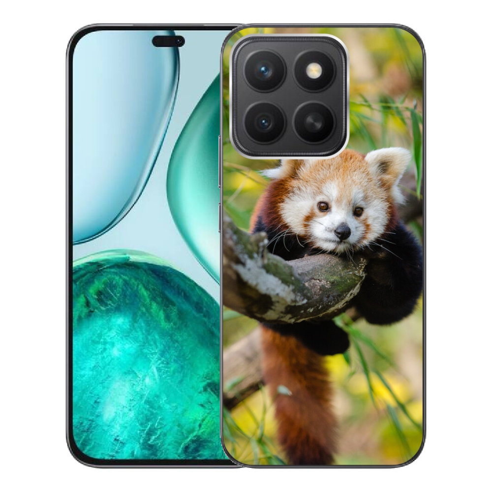 Gélový kryt mmCase na Honor X8c - panda červená