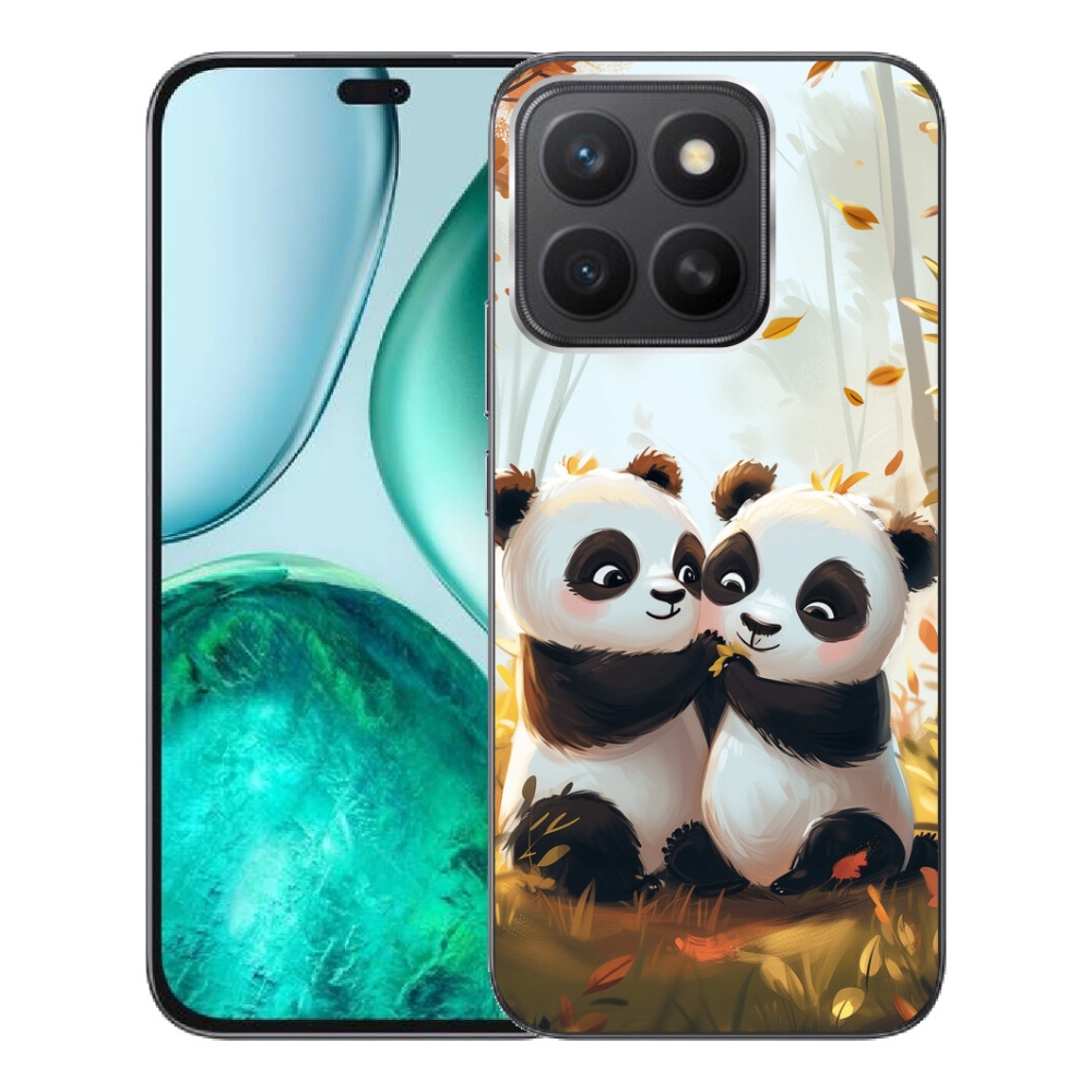Gélový kryt mmCase na Honor X8c - pandy