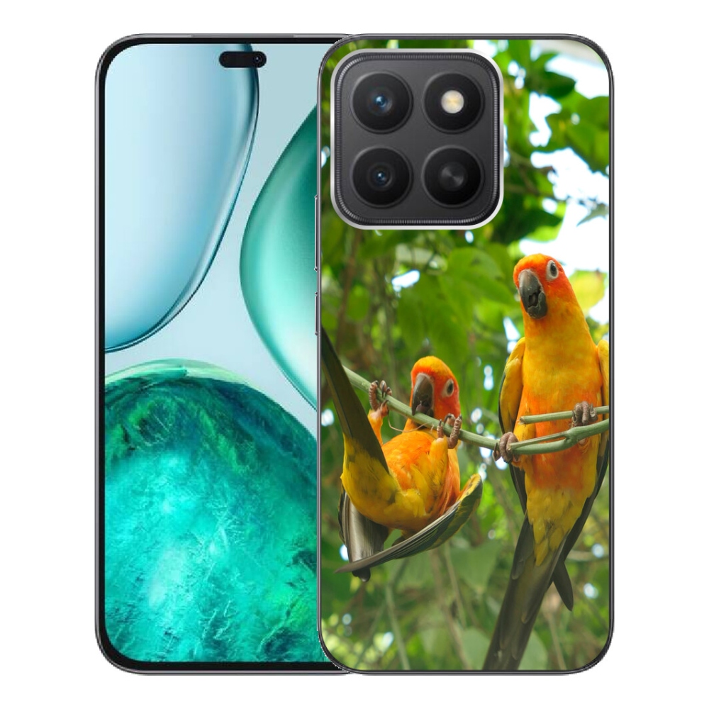 Gélový kryt mmCase na Honor X8c - papagáje aratingy