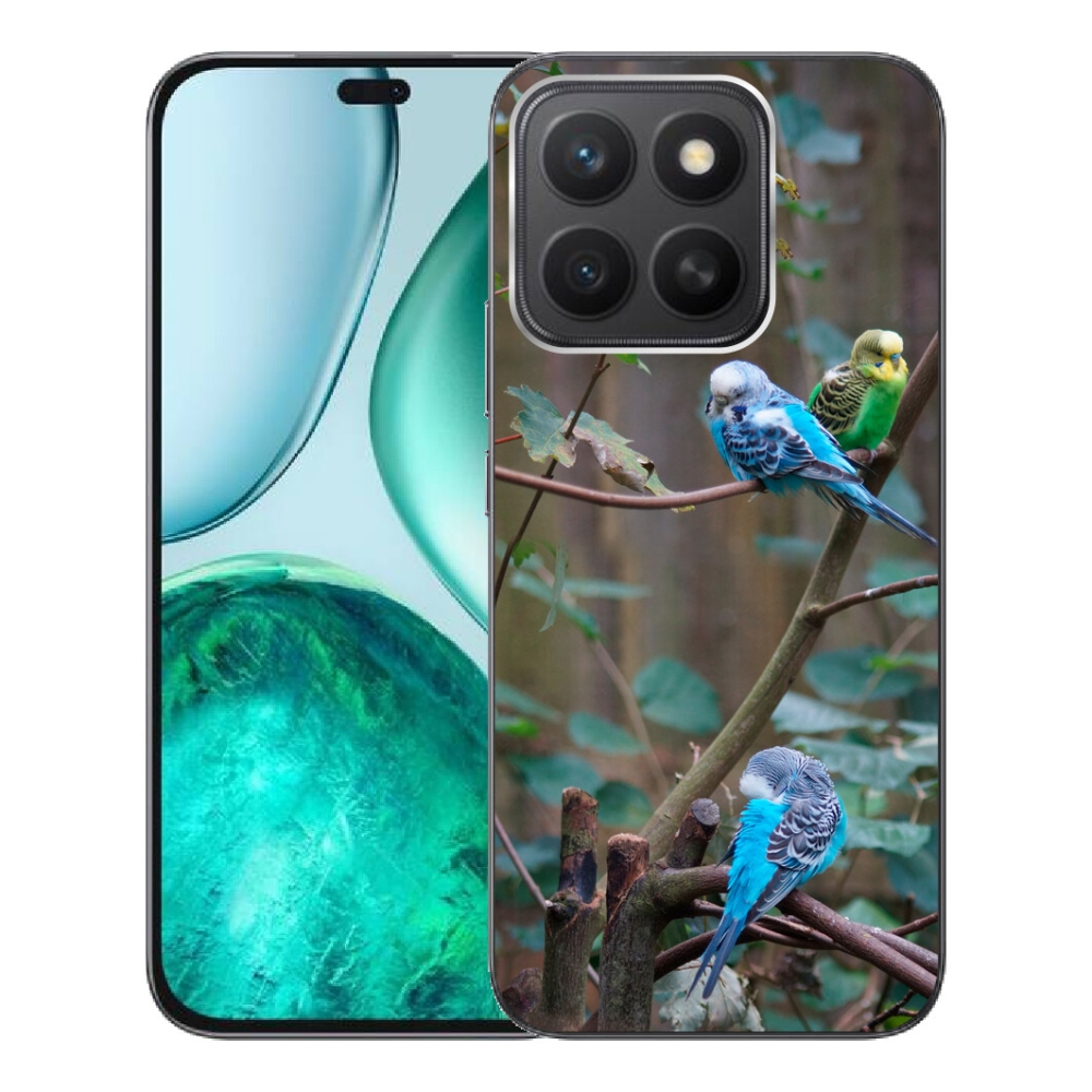 Gélový kryt mmCase na Honor X8c - papagáje na vetve