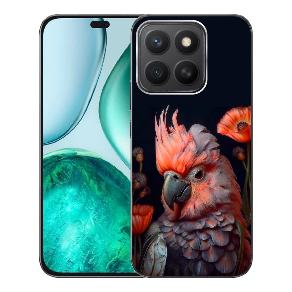 Gélový kryt mmCase na Honor X8c - papagáj kakadu vo farbách