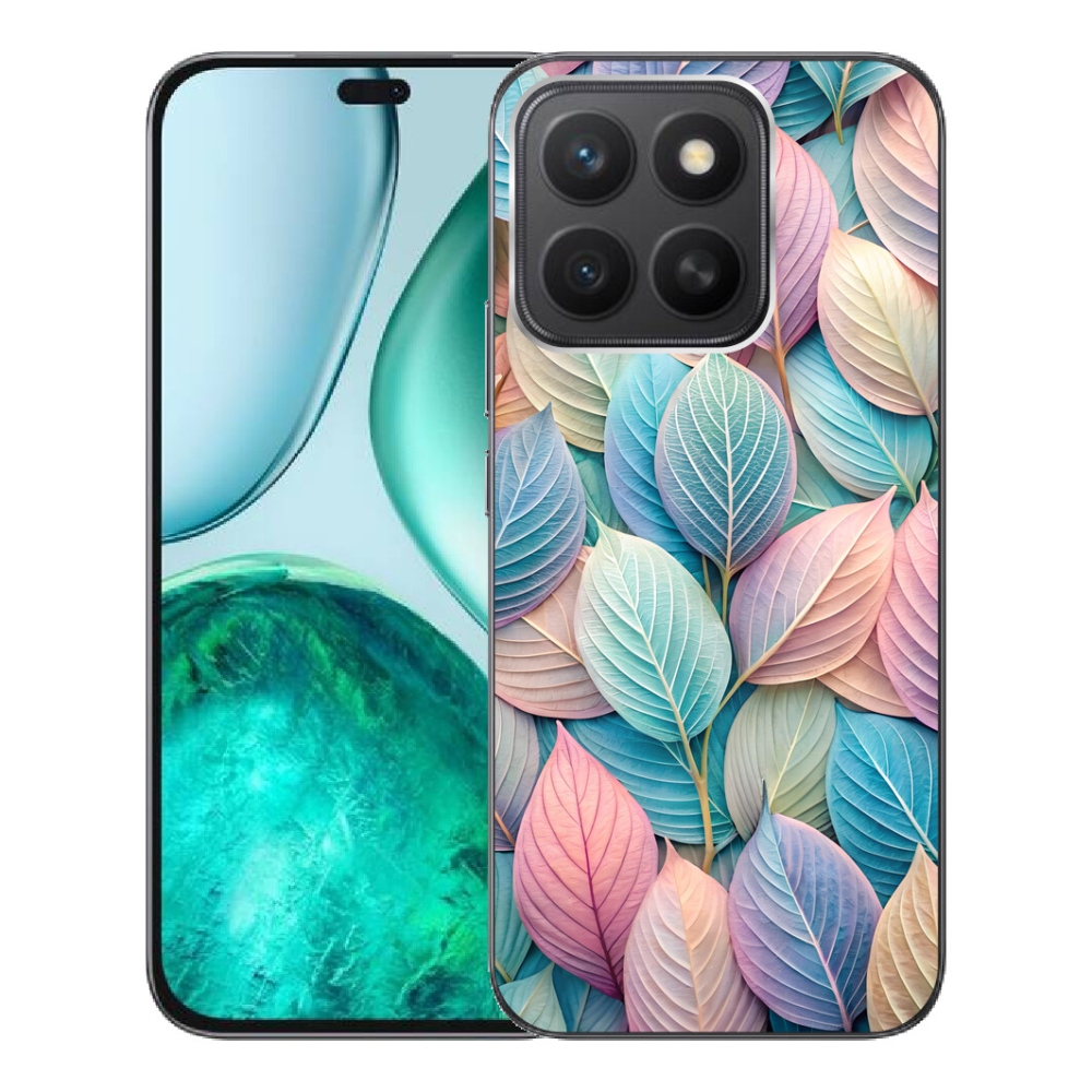 Gélový kryt mmCase na Honor X8c - pastelové listy