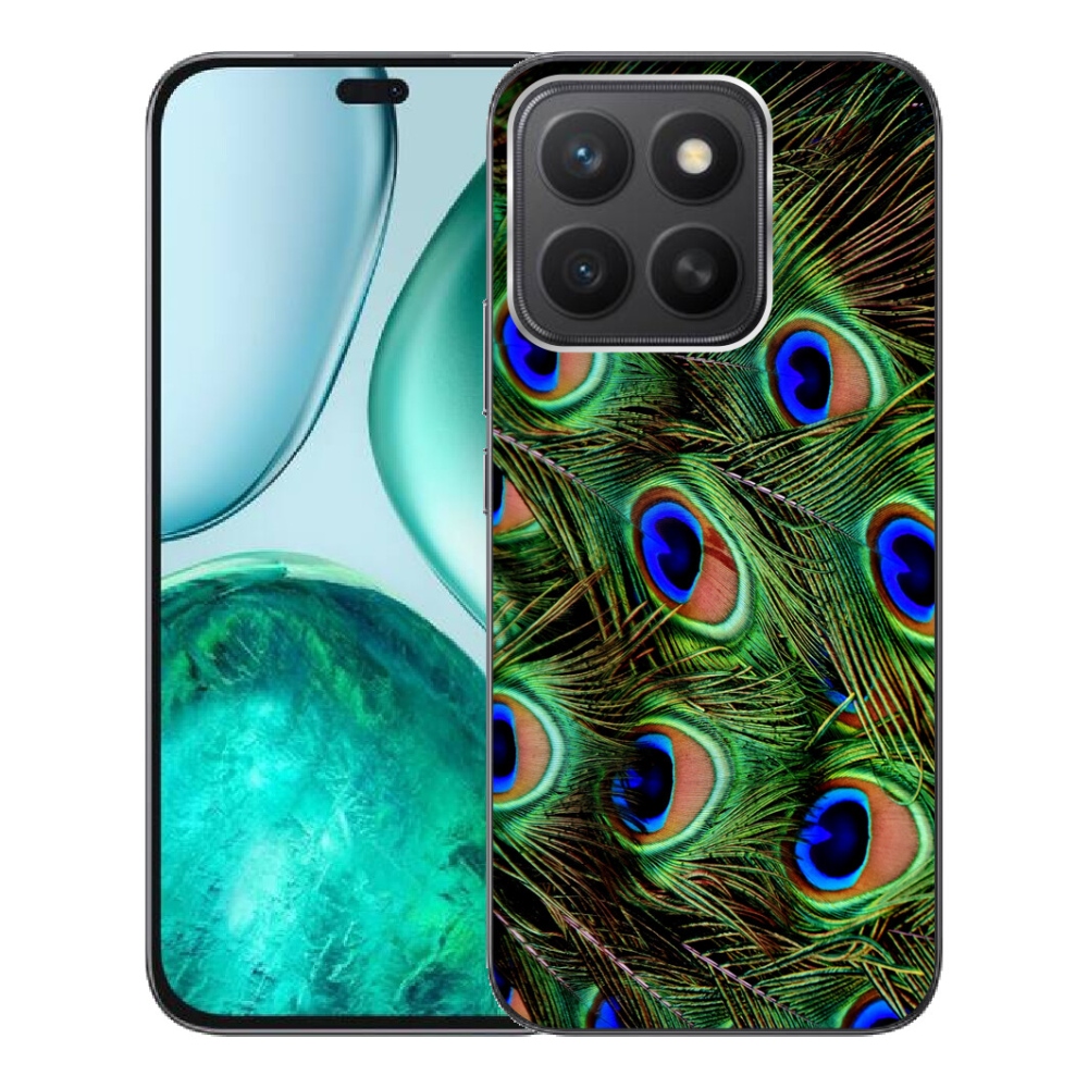 Gélový kryt mmCase na Honor X8c - pávie perie