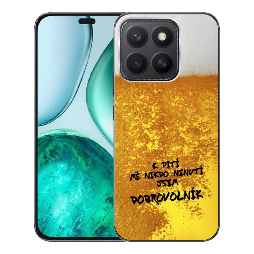 Gélový kryt mmCase na Honor X8c - pivný motív 4