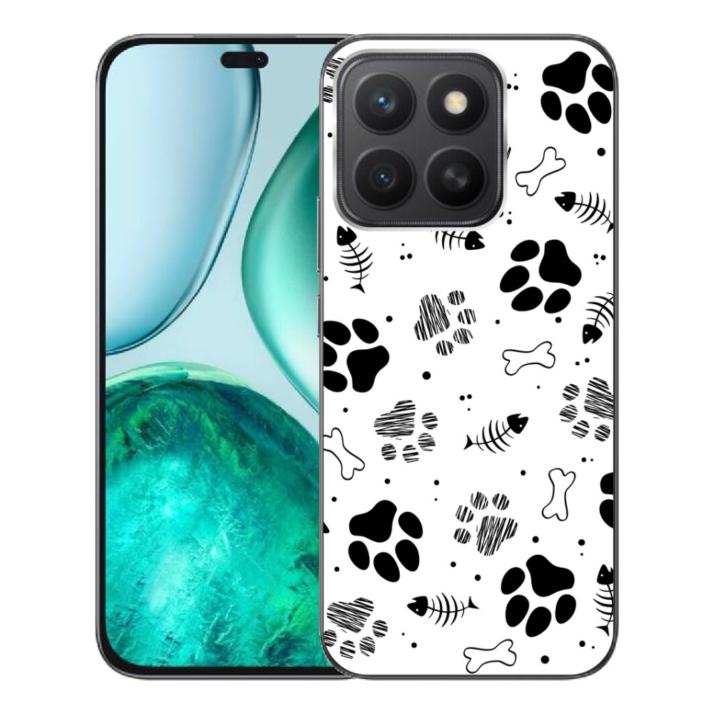 Gélový kryt mmCase na Honor X8c - psie labky 1