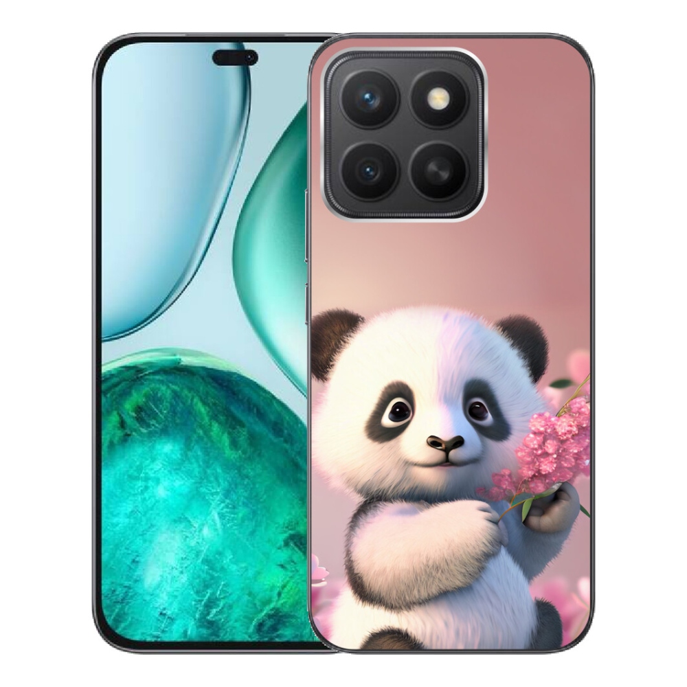 Gélový kryt mmCase na Honor X8c - roztomilá panda