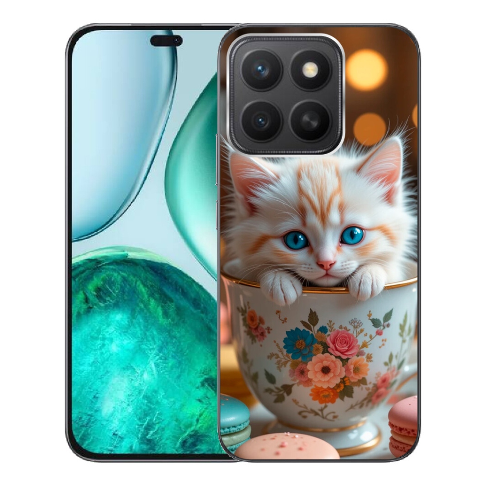 Gélový kryt mmCase na Honor X8c - roztomilé mačiatko 6