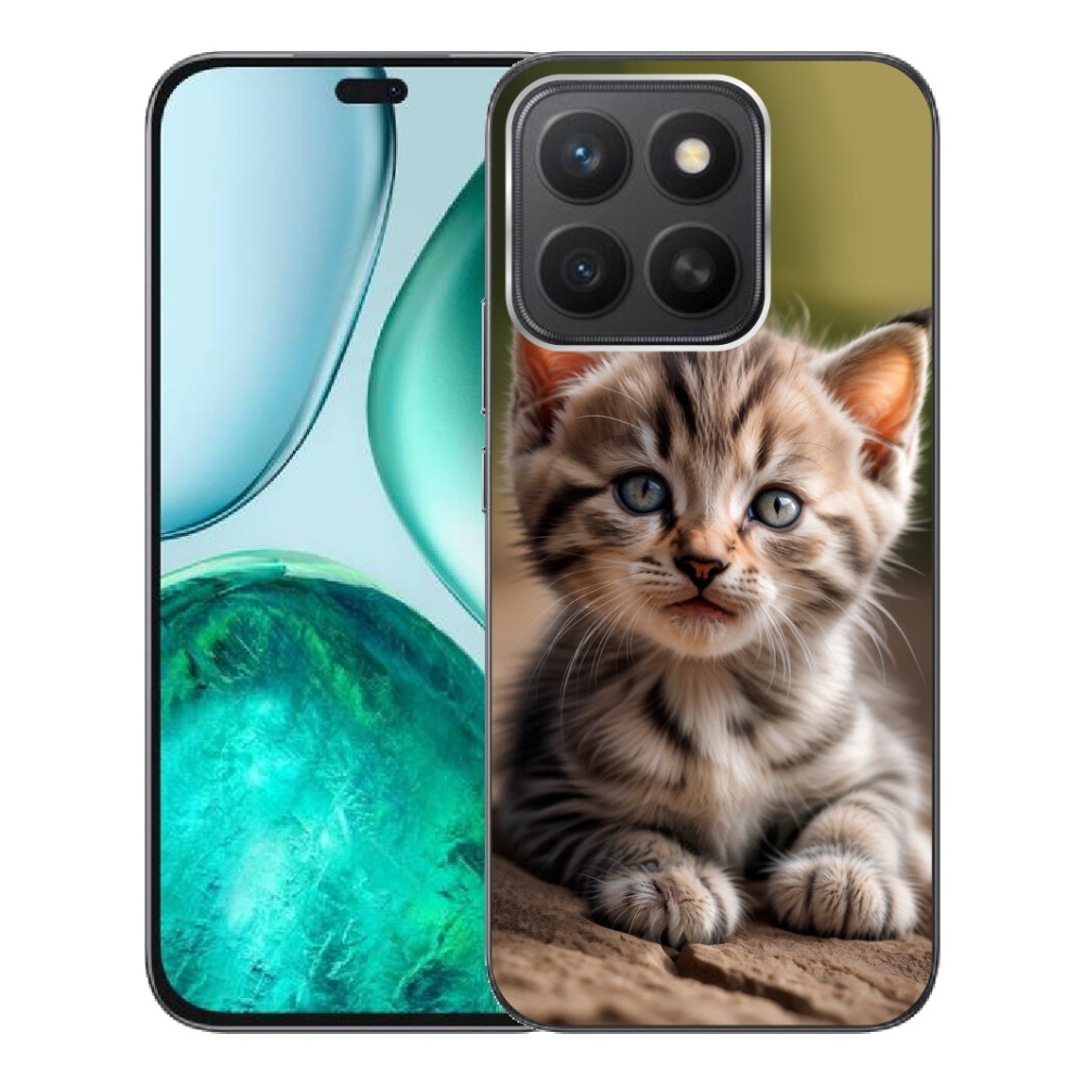 Gélový kryt mmCase na Honor X8c - roztomilé mačiatko 9