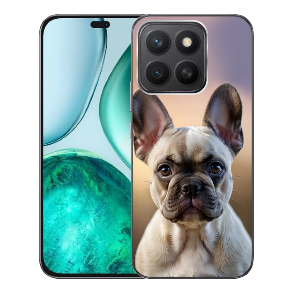 Gélový kryt mmCase na Honor X8c - roztomilý francúzsky buldoček