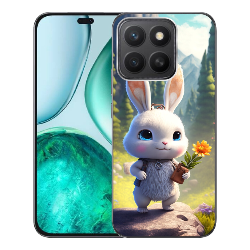 Gélový kryt mmCase na Honor X8c - roztomilý zajačik