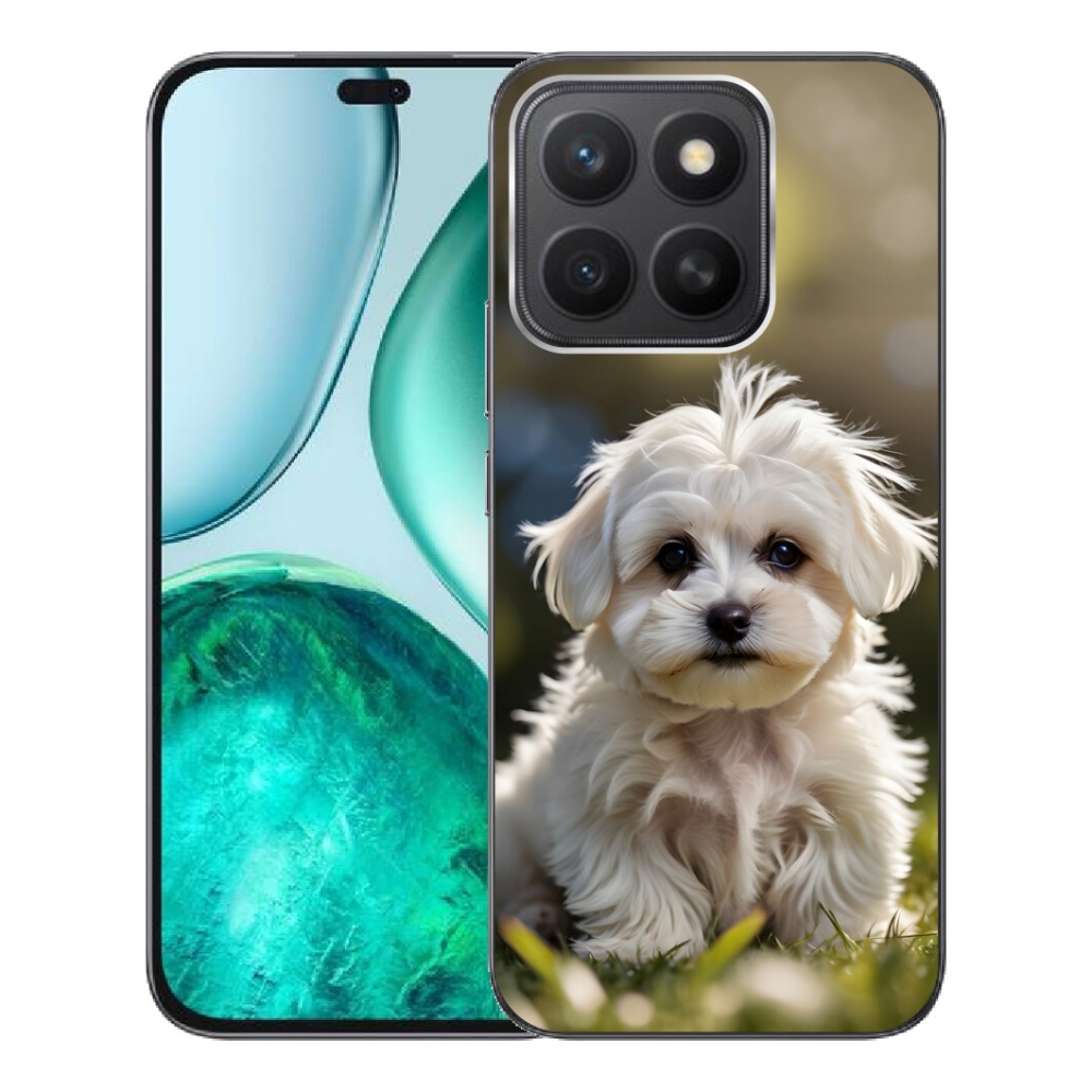 Gélový kryt mmCase na Honor X8c - roztomilý maltézsky psík