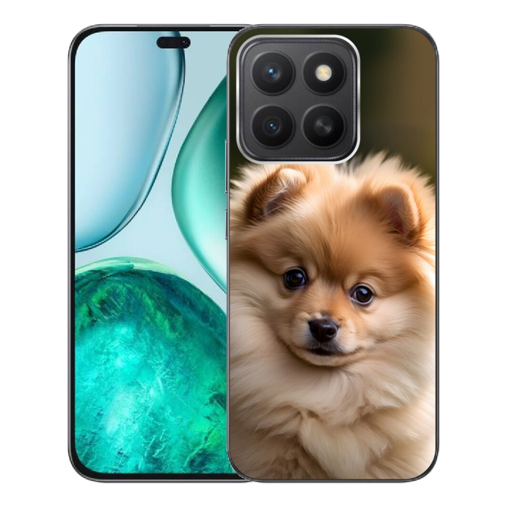Gélový kryt mmCase na Honor X8c - roztomilý pomeranian 2