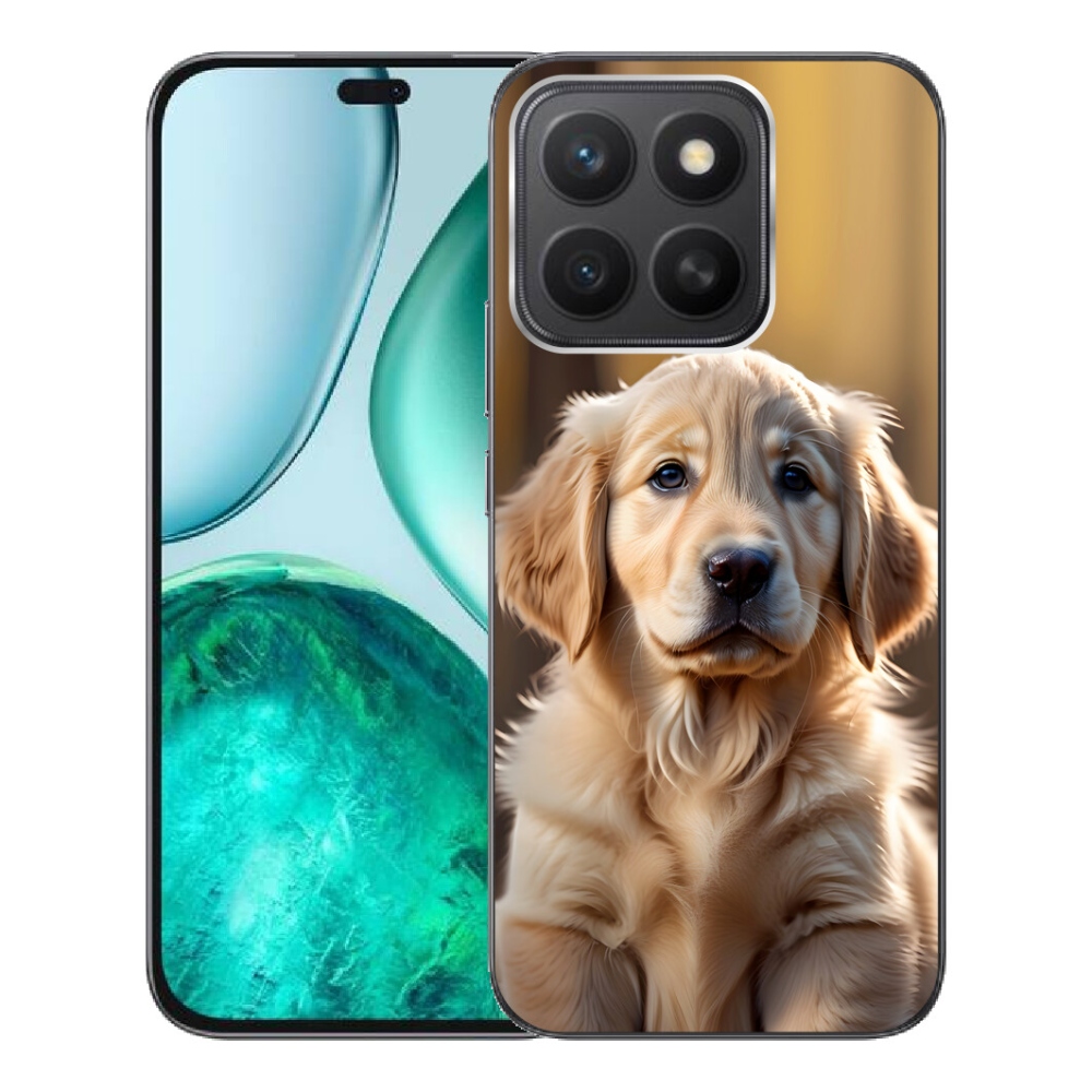 Gélový kryt mmCase na Honor X8c - roztomilý zlatý retriever