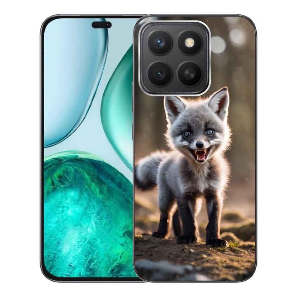 Gélový kryt mmCase na Honor X8c - rozzúrená líška