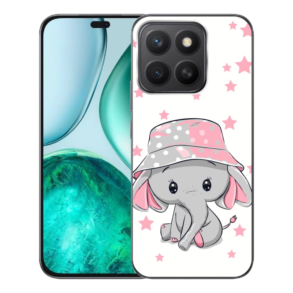 Gélový kryt mmCase na Honor X8c - ružový slon
