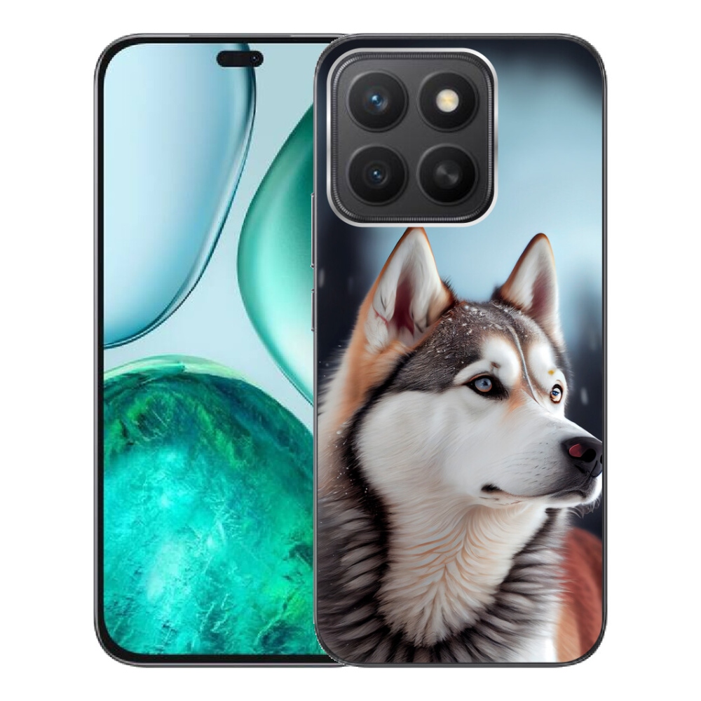 Gélový kryt mmCase na Honor X8c - sibírsky husky