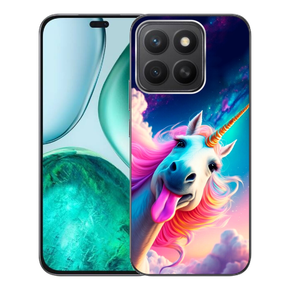 Gélový kryt mmCase na Honor X8c - šialený jednorožec
