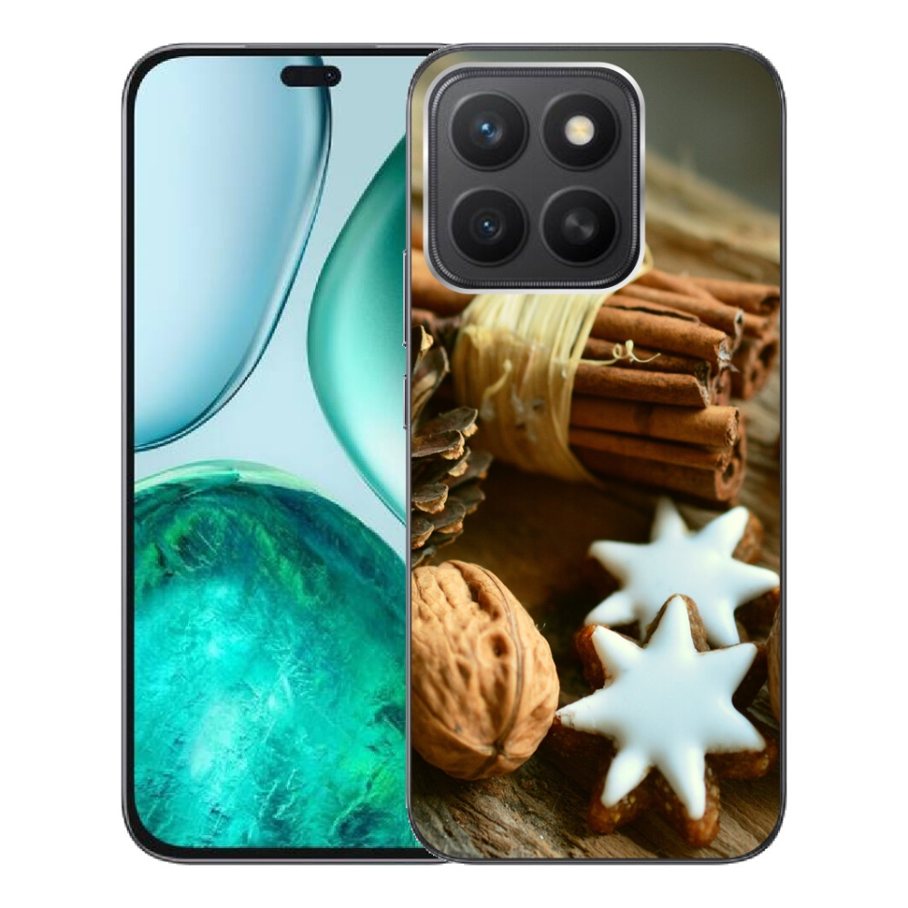 Gélový kryt mmCase na Honor X8c - škorica a perníčky
