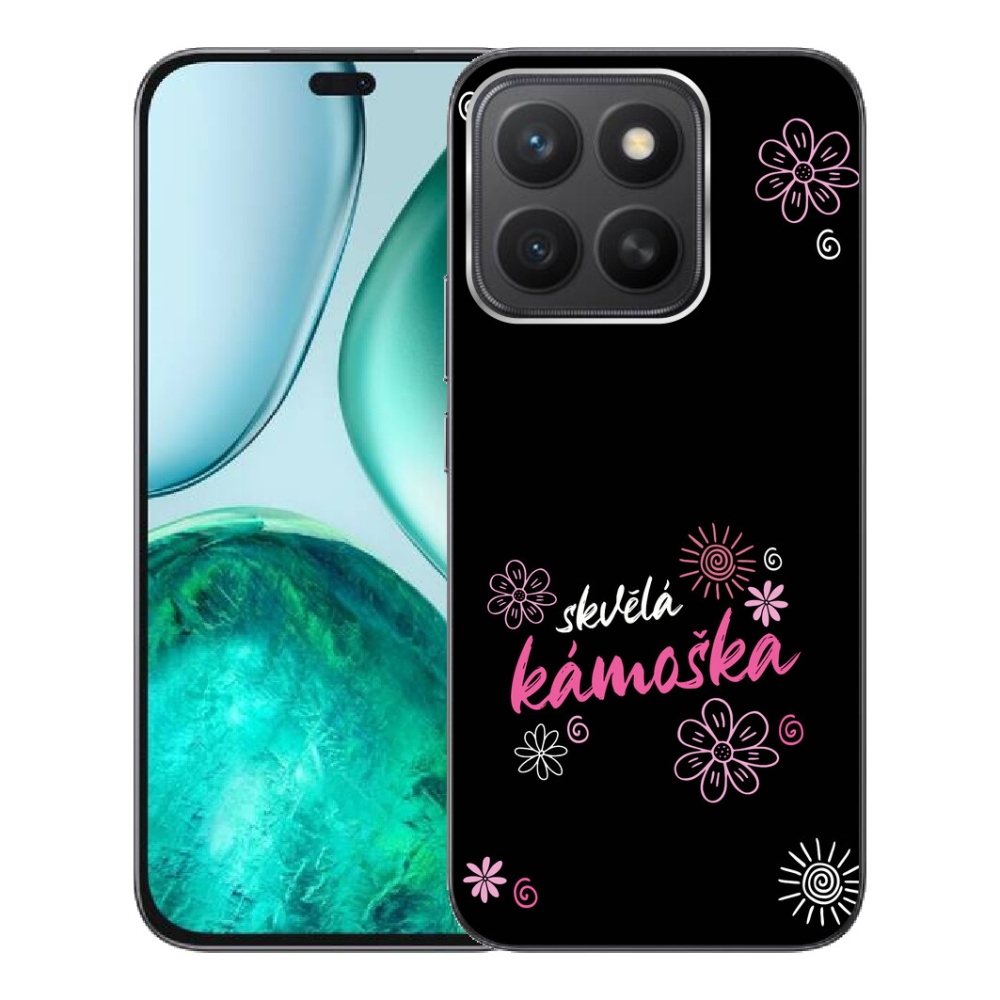 Gélový kryt mmCase na Honor X8c - skvelá kamoška čierne pozadie