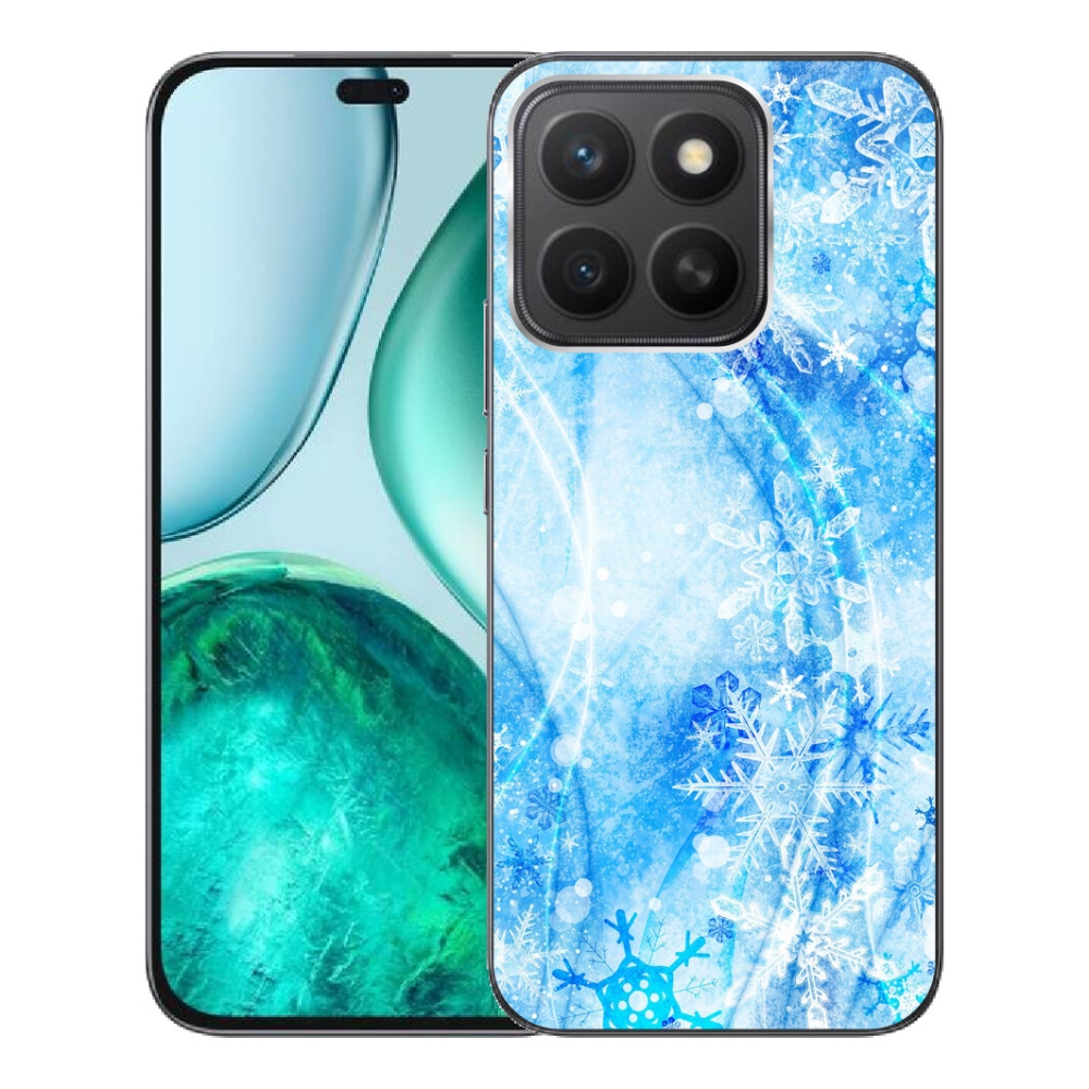Gélový kryt mmCase na Honor X8c - snehové vločky