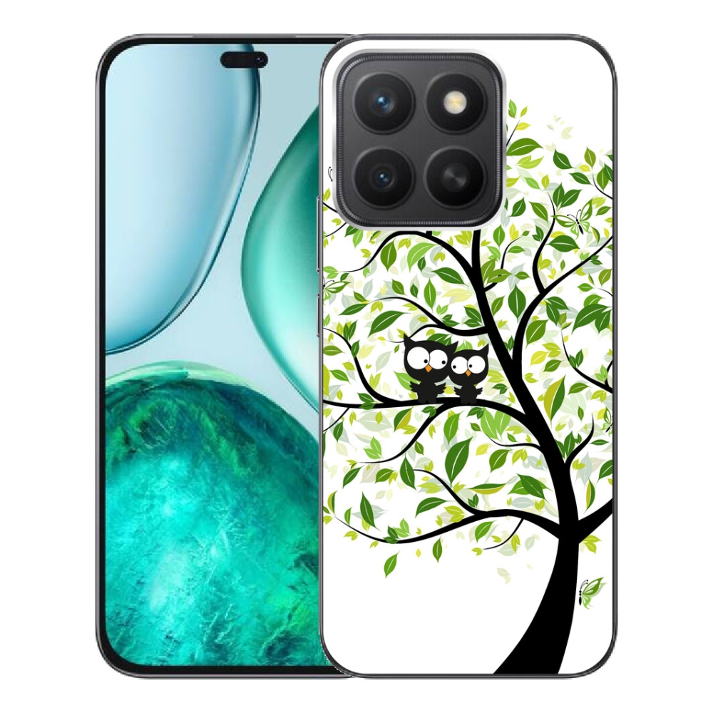 Gélový kryt mmCase na Honor X8c - malej sovy na strome