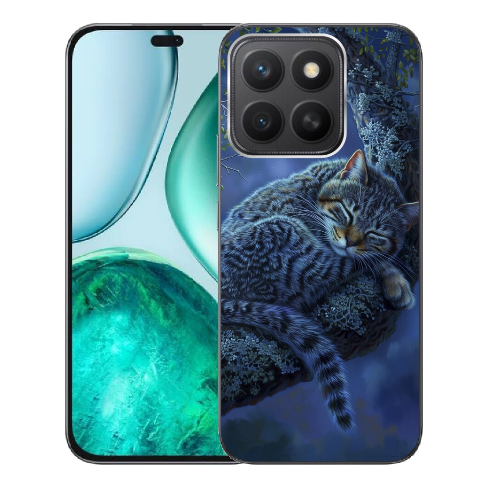 Gélový kryt mmCase na Honor X8c - spiaca mačka