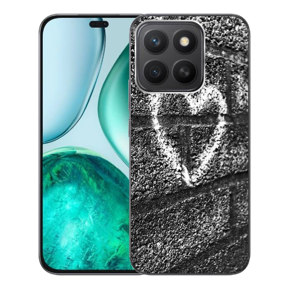 Gélový kryt mmCase na Honor X8c - srdce na stene