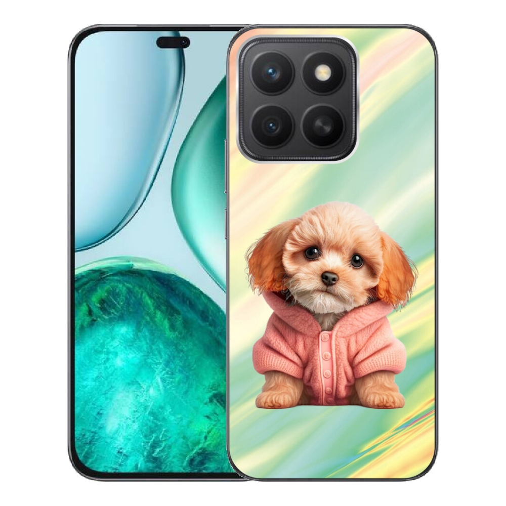Gélový kryt mmCase na Honor X8c - šteňa vo svetri