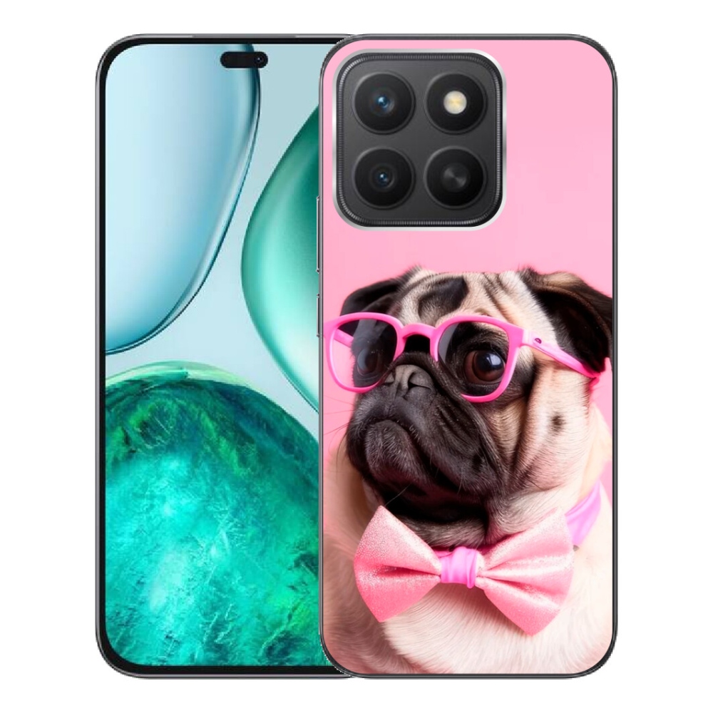 Gélový kryt mmCase na Honor X8c - štýlový mops