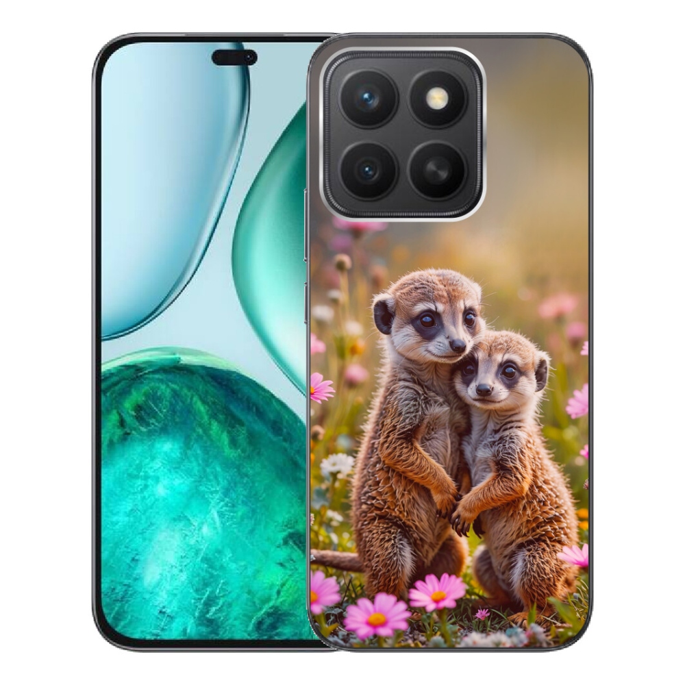 Gélový kryt mmCase na Honor X8c - surikatí duo