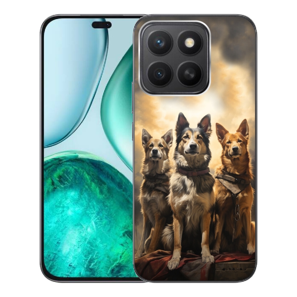 Gélový kryt mmCase na Honor X8c - tri psy
