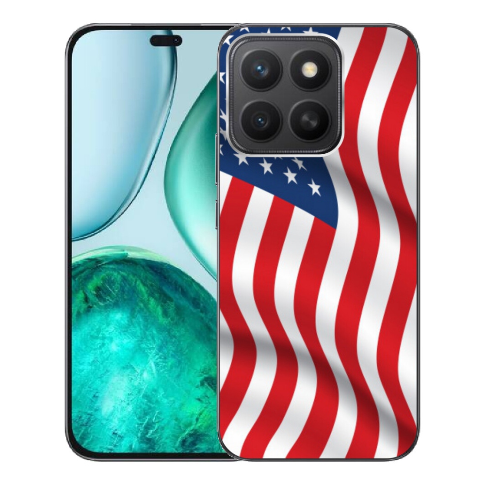 Gélový kryt mmCase na Honor X8c - USA vlajka