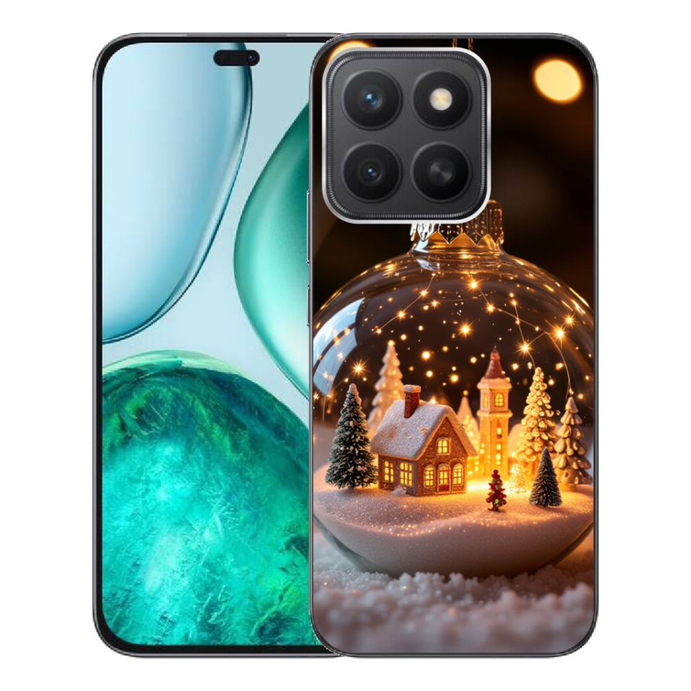 Gélový kryt mmCase na Honor X8c - vianočné gule 3