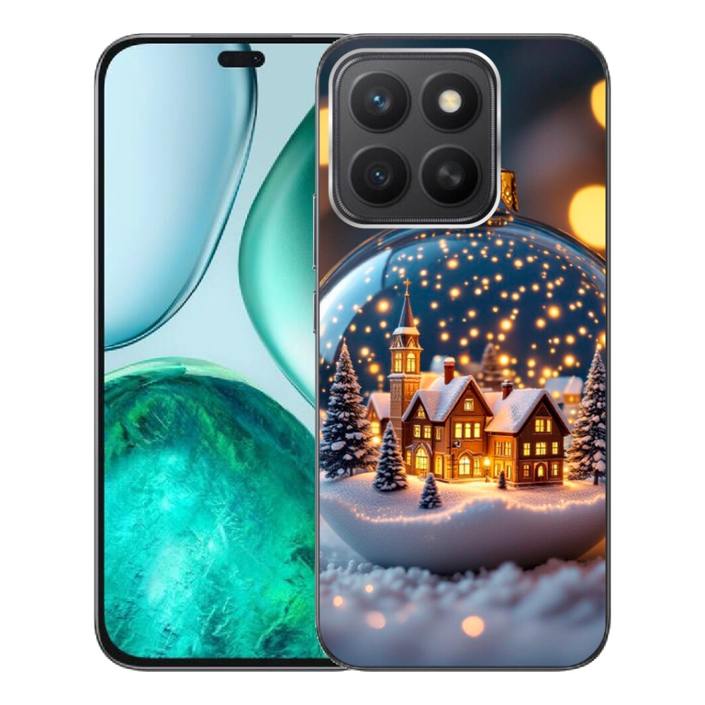 Gélový kryt mmCase na Honor X8c - vianočné gule 4