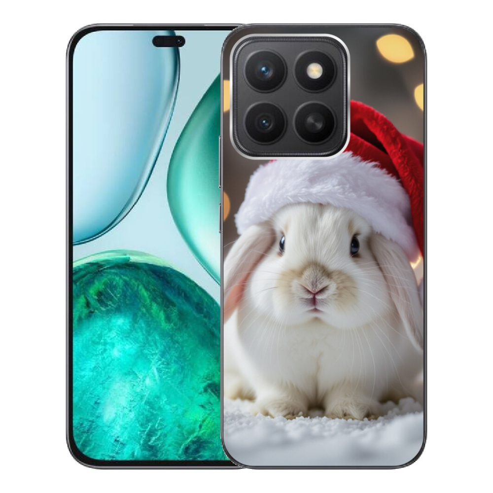 Gélový kryt mmCase na Honor X8c - vianočný králik