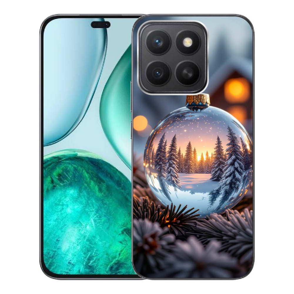 Gélový kryt mmCase na Honor X8c - vianočná ozdoba