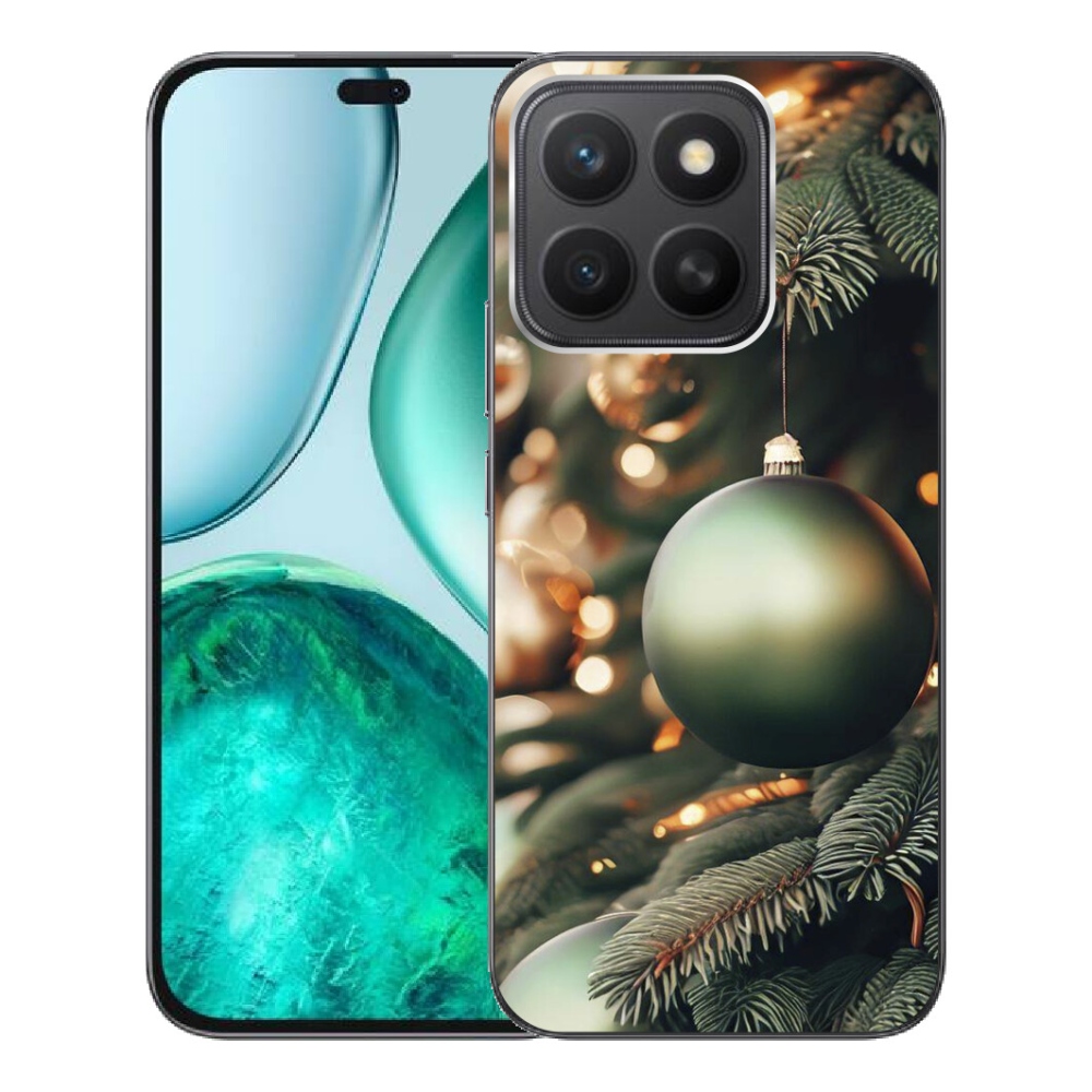 Gélový kryt mmCase na Honor X8c - vianočné ozdoby 1